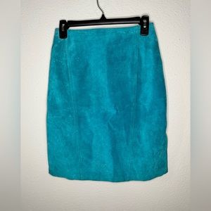 Split End Ltd. - Leather mini skirt - vintage - size 9/10 - best fit S/M